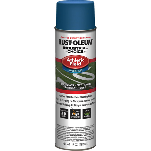 Peinture de lignage pour terrains de sport AF1600, Bleu, Canette a&eacute;rosol Cam Industrial