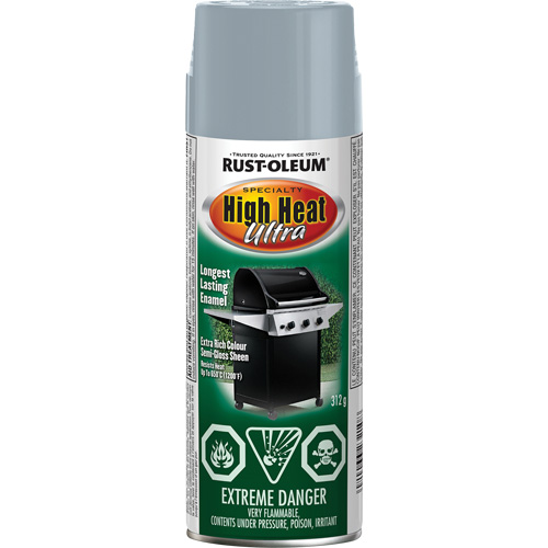 Specialty High Heat Ultra Enamel Spray Paint, Aerosol Can, Silver Cam Industrial