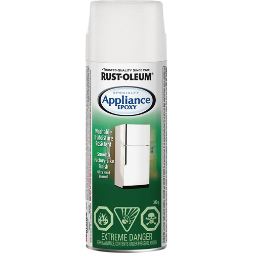 Rev&ecirc;tement &eacute;poxyde sp&eacute;cialis&eacute; pour &eacute;lectrom&eacute;nagers, Canette a&eacute;rosol, Blanc Cam Industrial