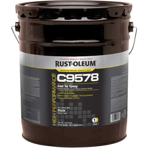 C9578 System Coal Tar High Solids Epoxy, 4 gal., Pail Cam Industrial