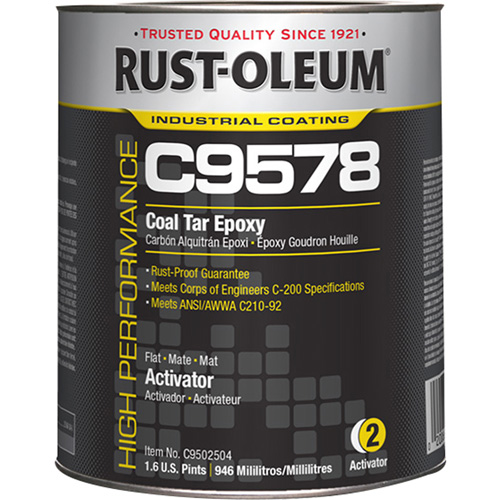 Activateur pour rev&ecirc;tement &eacute;poxydique &agrave; base de goudron de houille et &agrave; haute teneur en solides du syst&egrave;me C9578, 0,2 gal., Seau Cam Industrial