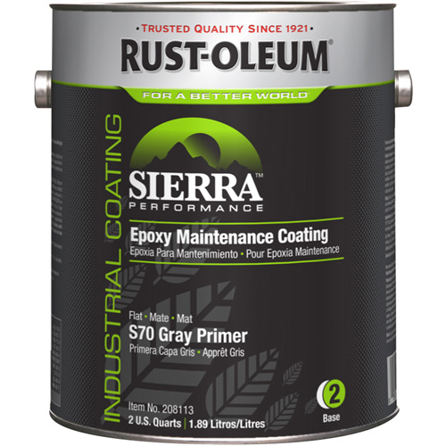 Sierra Performance S70/S71 Water-Based Epoxy Acrylic Primer, Gallon, Grey Cam Industrial