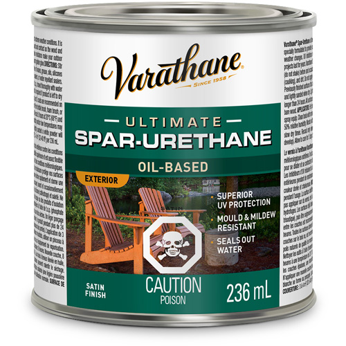 Fini diamant pour bois Varathane ext&eacute;rieur, 236 ml, Transparent, Satin Cam Industrial
