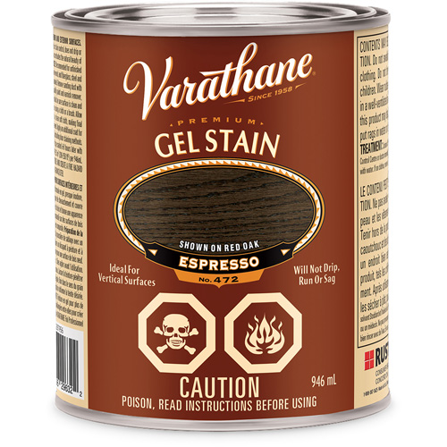Teinture en gel de qualit&eacute; sup&eacute;rieure Varathane, 946 ml, Espresso Cam Industrial