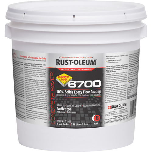 6700 System Extended Pot Life Floor Coating, 1 gal., Epoxy-Based, High-Gloss Cam Industrial