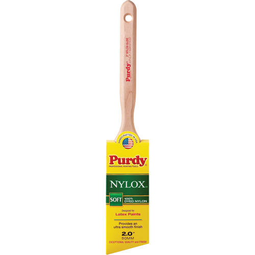 Pinceau Nylox Glide, Nylon, Manche Bois, Largeur de 2" Cam Industrial