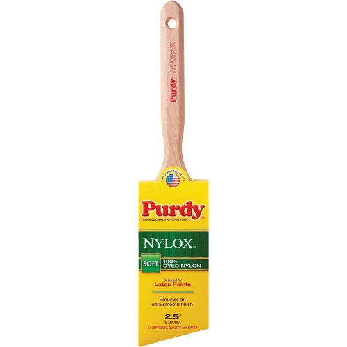 Nylox Glide Paint Brush, Nylon, Wood Handle, 2-1/2" Width Cam Industrial