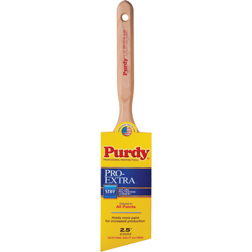 Pro-Extra Glide Paint Brush, Blended Material, Wood Handle, 2-1/2" Width Cam Industrial