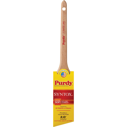 Syntox Angular Brush, Synthetic, Wood Handle, 2" Width Cam Industrial