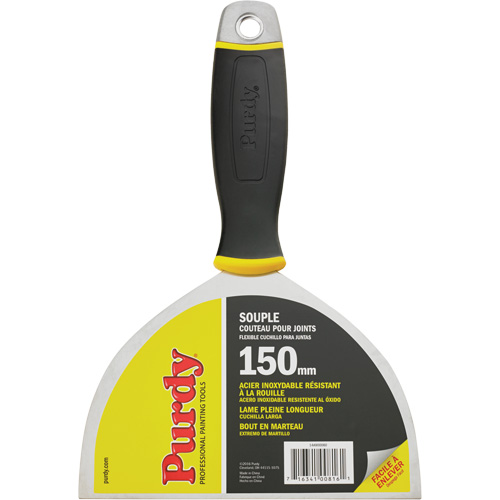 Couteau &agrave; joints de premi&egrave;re qualit&eacute;, Lame Acier inoxydable, Largeur 6", Manche Plastique Cam Industrial