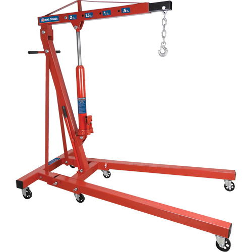 2-Ton Folding Shop Crane, 4000 lbs. (2 tons) Capacity Cam Industrial