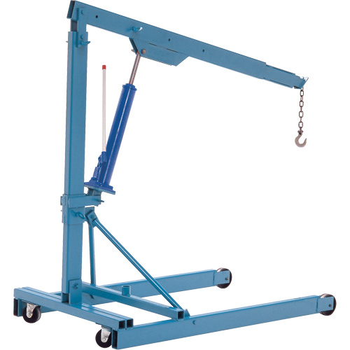 Portable Floor Cranes, 8' Lift, 2000 lbs. (1 tons), 82-1/2" Arm, 69-1/4" H Cam Industrial