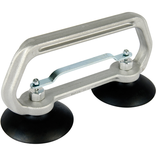 Appareils &agrave; ventouses - Ventouse double industrielle, 50 lb Capacit&eacute;, 4", Barre &agrave; tirer, 10" Longueur de la manche Cam Industrial