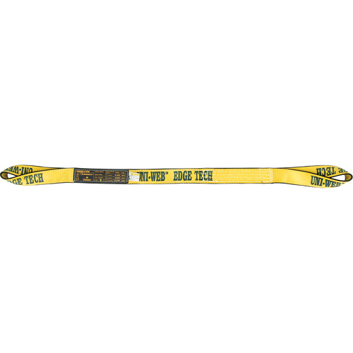 Polyester Sling, Double Ply, Twisted Eye, Type 4, 2" W x 12' L, 6200 lbs. Vertical Cap. Cam Industrial