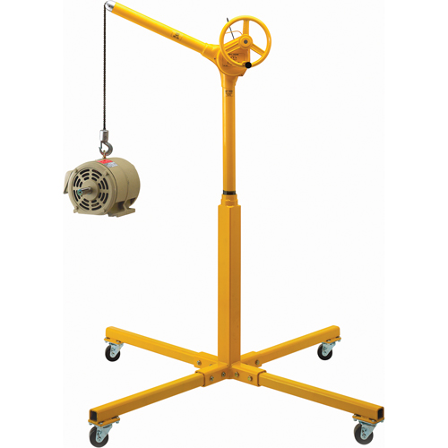 Hauts crochets &eacute;l&eacute;vateurs industriels avec base mobile, Capacit&eacute; 500 lb (0,25 tonne) Cam Industrial