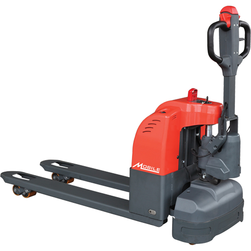 EFET33N Self-Propelled Electric Pallet Truck, 3300 lbs. Cap., 48" L x 27" W Cam Industrial