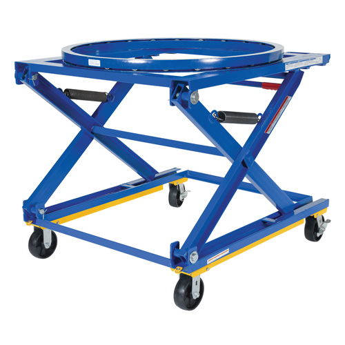 Adjustable Pallet Stand - Mobile, 42-1/2" L x 40" W, 1500 lbs. Cap. Cam Industrial