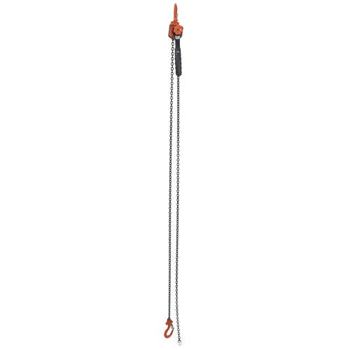 Mini Lever Hoist, 10' Lift, 1000 lbs. (0.5 tons) Capacity, Steel Chain Cam Industrial