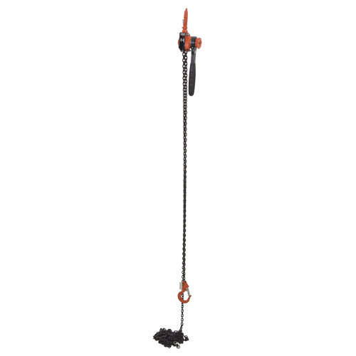 Mini Lever Hoist, 20' Lift, 1000 lbs. (0.5 tons) Capacity, Steel Chain Cam Industrial