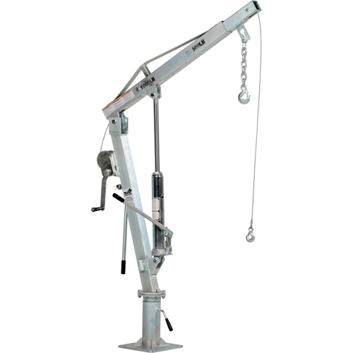 Grue &agrave; fl&egrave;che pour camion actionn&eacute;e par treuil, Capacit&eacute; de 500 lb (0,25 tonne), Limite de 99" Cam Industrial