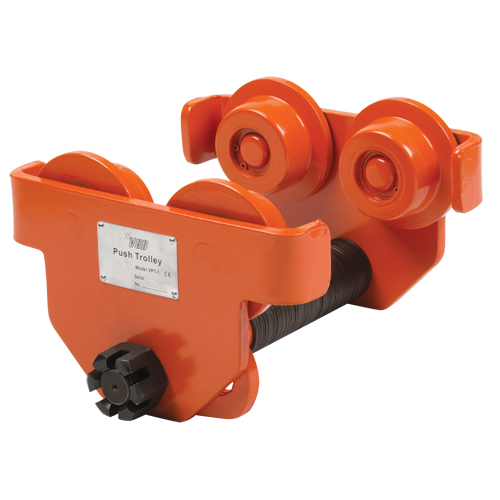 Push Trolley, 1000 lbs. (0.5 tons) Cam Industrial