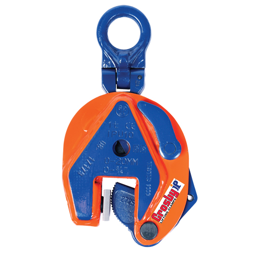 IPU10H Universal Lifting Clamp, 12000 lbs. (6 tons), 0" - 2" Jaw Opening Cam Industrial