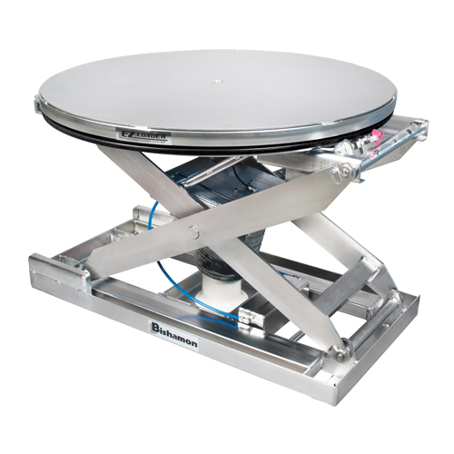 Positionneur pour palette &agrave; nivellement automatique EZ Loader SS - 100% acier inoxydable, 43" lo x 43" la, Capacit&eacute; 4000 lb Cam Industrial