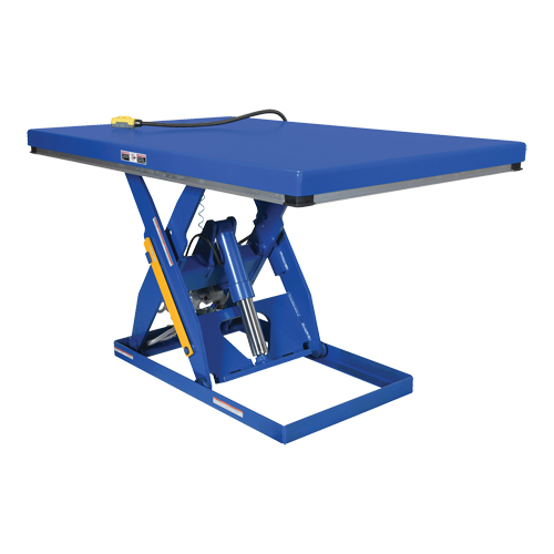 Table &eacute;l&eacute;vatrice &agrave; ciseaux hydraulique, Acier, 48" lo x 24" la, Cap. 3000 lb Cam Industrial