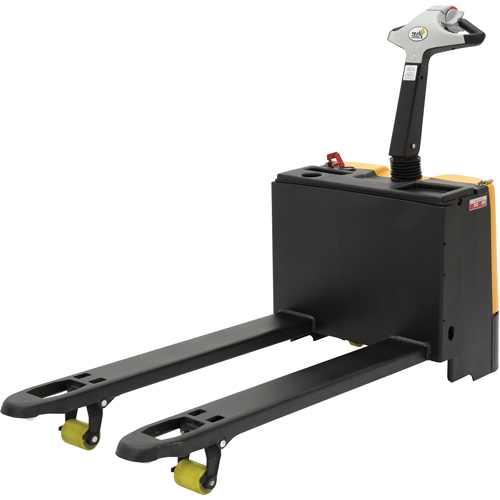 Fully Powered Electric Pallet Truck With  Scale, 3300 lbs. Cap., 48" L x 28.25" W Cam Industrial
