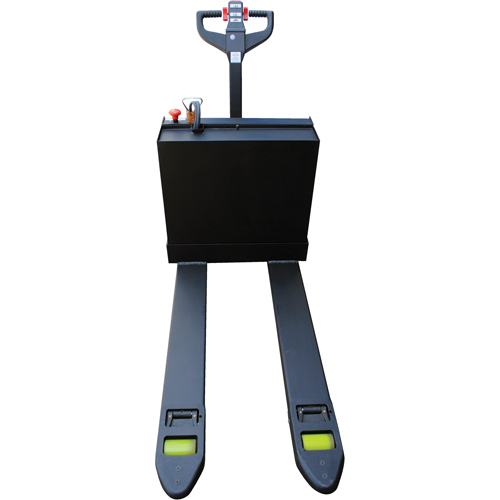 Fully Powered Electric Pallet Truck With  Stand-On Platform, 4500 lbs. Cap., 48" L x 30.25" W Cam Industrial