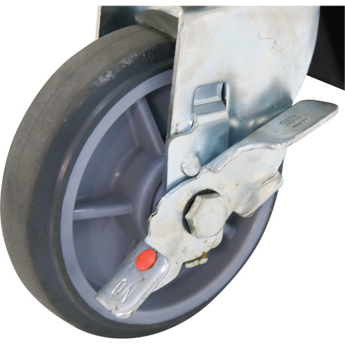 Narrow Mast Powered Lift Stacker, Electric Operated, 1000 lbs. Capacity, 63" Max Lift Cam Industrial