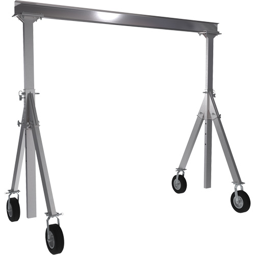 Grue-portique ajustable en aluminium, 10' lo, Capacit&eacute; 1500 lb (0,75 tonne) Cam Industrial