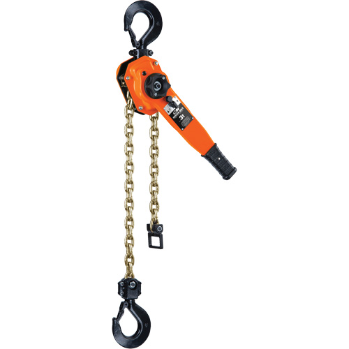 Series 653-A Ratchet Lever Hoist, 5' Lift, 6000 lbs. (3 tons) Capacity, Steel Chain Cam Industrial