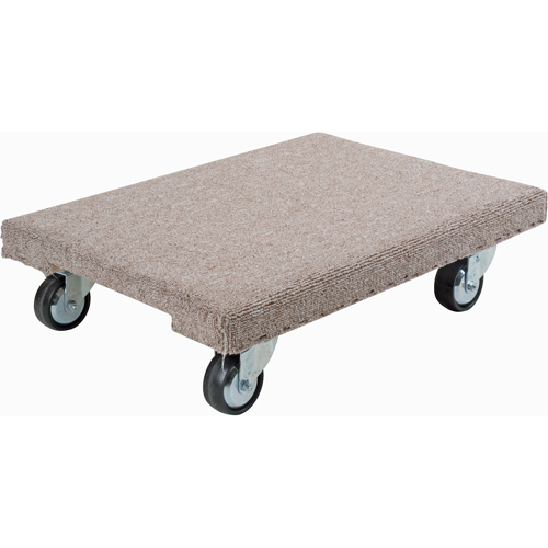 Wood Dollies - Medium-Duty, Polyolefin Wheels, 900 lbs. Capacity, 18" W x 30" D x 7" H Cam Industrial