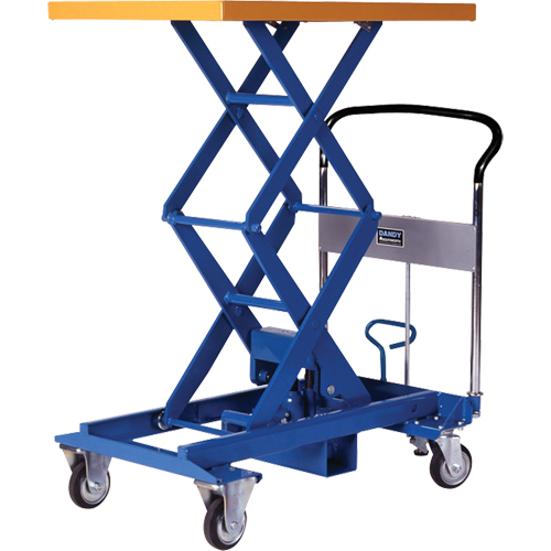 Table &eacute;l&eacute;vatrice &agrave; ciseaux Dandy Lift, 34-4/5" lo x 23-3/5" la, Acier, Capacit&eacute; 770 lb Cam Industrial