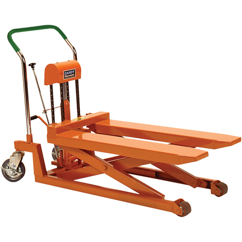 Dandy Lift Scissor Fork Lift Table, 37.1" L x 19.7" W, Steel, 1100 lbs. Capacity Cam Industrial