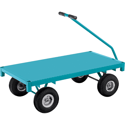 Chariots &agrave; plateforme - Chariots wagon ergonomiques &agrave; plateforme, 24" la x 48" la x Capacit&eacute; 1000 lb Cam Industrial