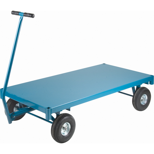 Chariots &agrave; plateforme - Chariots wagon ergonomiques &agrave; plateforme, 30" la x 60" la x Capacit&eacute; 1000 lb Cam Industrial