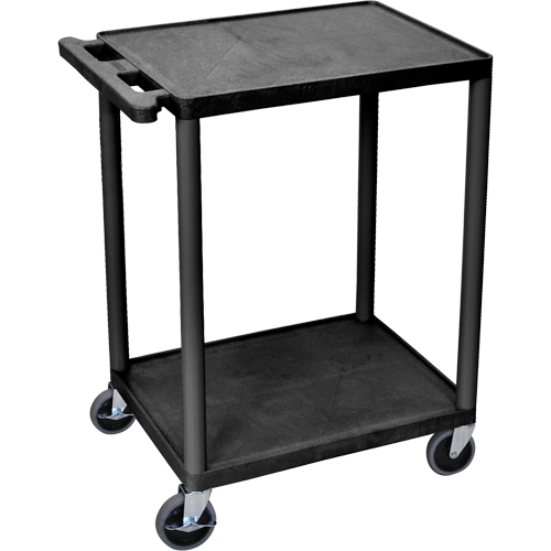 Utility Cart, 2 Tiers, 18" x 33" x 24", 400 lbs. Capacity Cam Industrial