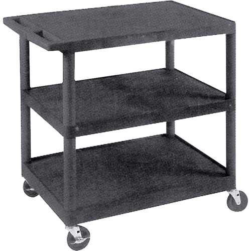 Utility Cart, 3 Tiers, 18" x 34" x 24", 400 lbs. Capacity Cam Industrial