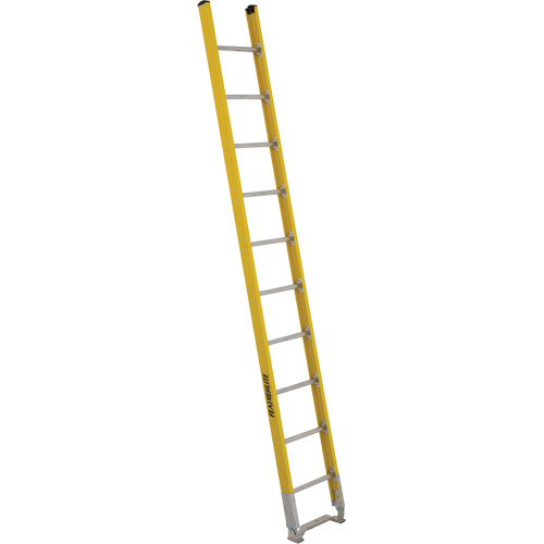 Single Section Straight Ladder - 6100 Series, 10', Fibreglass, 375 lbs., CSA Grade 1AA Cam Industrial