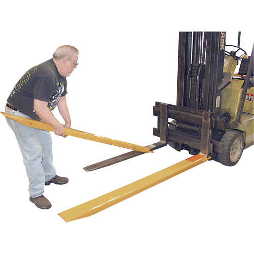 Rallonges de fourches, 63" l x 7" la, Pour des largeurs de fourches 6" Cam Industrial