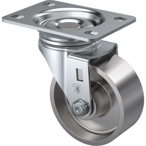 Light-Duty Caster, Swivel, 3" (76 mm), Steel, 250 lbs. (113 kg.) Cam Industrial