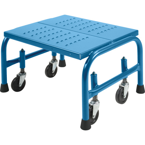Marche-pied roulant 20 x 16 x 12, 1 marches, Largeur de la marche 18", Hauteur de la plateforme 12", Acier Cam Industrial