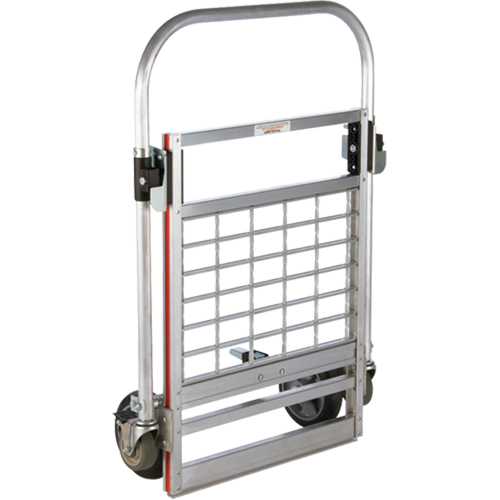 Four Wheel Folding Platform Truck, Aluminum, 750 lbs., 31" L x 23-1/4" W, 39" High Cam Industrial
