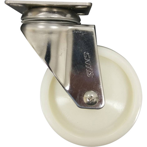 Roulette, Pivotant, 4" (101,6 mm), Nylon, 200 lb (91 kg) Cam Industrial