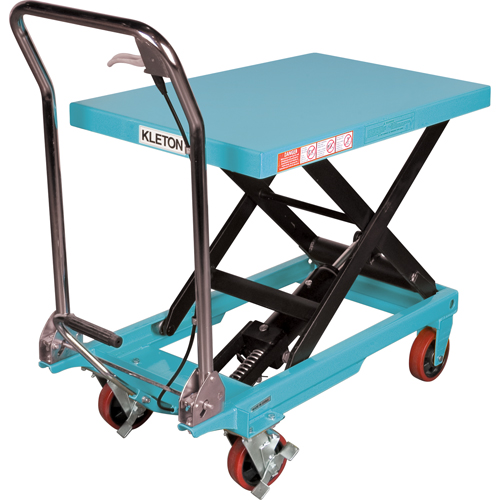 Heavy-Duty Hydraulic Scissor Lift Table, 32" L x 19-3/4" W, Steel, 660 lbs. Capacity Cam Industrial