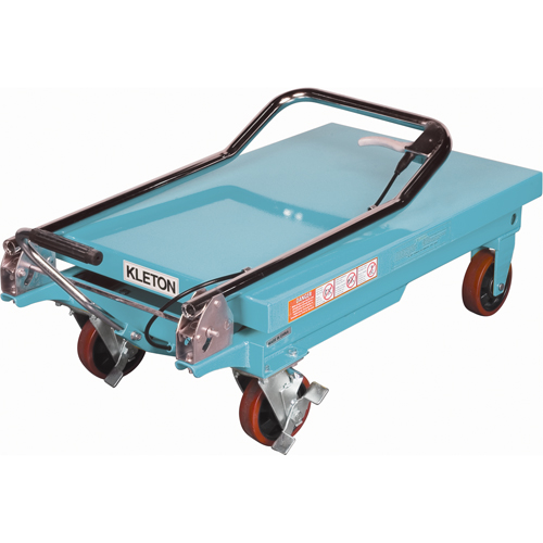Heavy-Duty Hydraulic Scissor Lift Table, 32" L x 19-3/4" W, Steel, 660 lbs. Capacity Cam Industrial