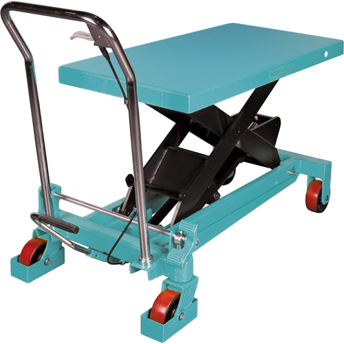 Heavy-Duty Hydraulic Scissor Lift Table, 40" L x 20-1/8" W, Steel, 2200 lbs. Capacity Cam Industrial