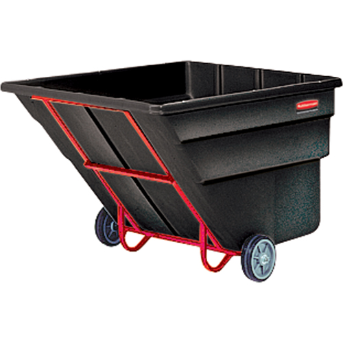 Tilt Truck, Polyethylene, 2 cu. yd., 2300 lbs. Load Capacity Cam Industrial